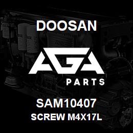 SAM10407 Doosan SCREW M4X17L | AGA Parts