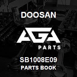 SB1008E09 Doosan PARTS BOOK | AGA Parts