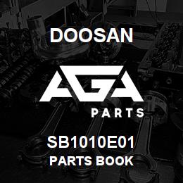 SB1010E01 Doosan PARTS BOOK | AGA Parts