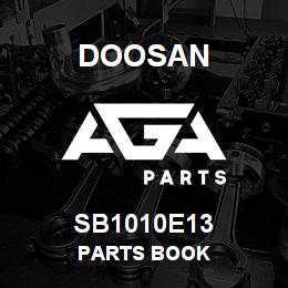 SB1010E13 Doosan PARTS BOOK | AGA Parts