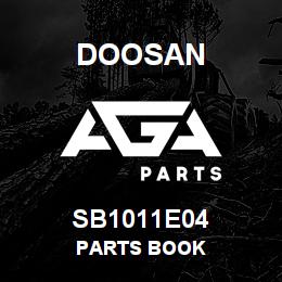 SB1011E04 Doosan PARTS BOOK | AGA Parts
