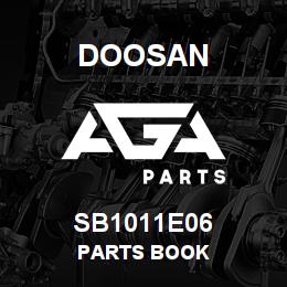 SB1011E06 Doosan PARTS BOOK | AGA Parts