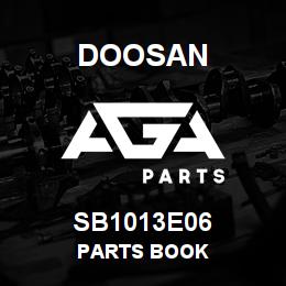 SB1013E06 Doosan PARTS BOOK | AGA Parts