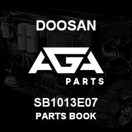 SB1013E07 Doosan PARTS BOOK | AGA Parts