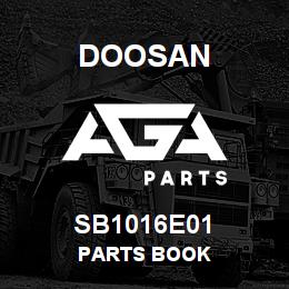 SB1016E01 Doosan PARTS BOOK | AGA Parts