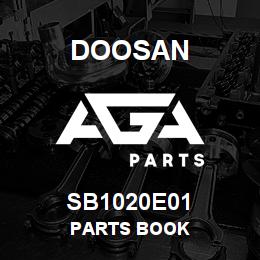 SB1020E01 Doosan PARTS BOOK | AGA Parts