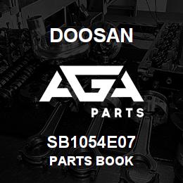 SB1054E07 Doosan PARTS BOOK | AGA Parts