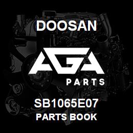 SB1065E07 Doosan PARTS BOOK | AGA Parts