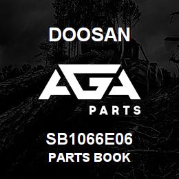 SB1066E06 Doosan PARTS BOOK | AGA Parts