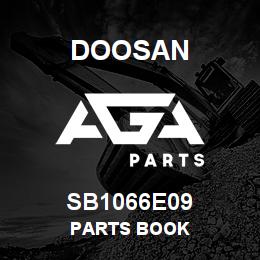 SB1066E09 Doosan PARTS BOOK | AGA Parts