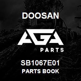 SB1067E01 Doosan PARTS BOOK | AGA Parts