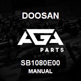 SB1080E00 Doosan MANUAL | AGA Parts
