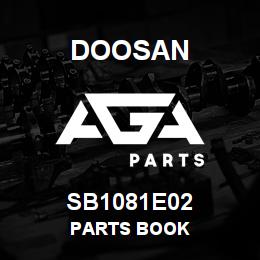 SB1081E02 Doosan PARTS BOOK | AGA Parts