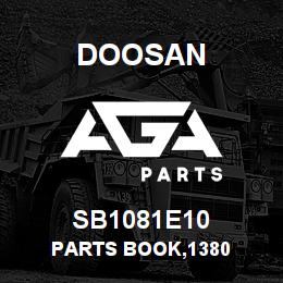 SB1081E10 Doosan PARTS BOOK,1380 | AGA Parts