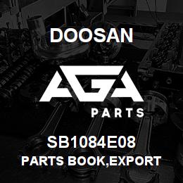 SB1084E08 Doosan PARTS BOOK,EXPORT | AGA Parts