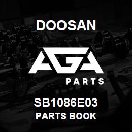 SB1086E03 Doosan PARTS BOOK | AGA Parts