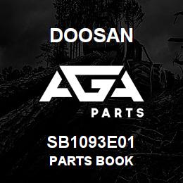 SB1093E01 Doosan PARTS BOOK | AGA Parts