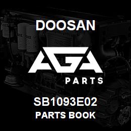 SB1093E02 Doosan PARTS BOOK | AGA Parts