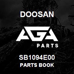 SB1094E00 Doosan PARTS BOOK | AGA Parts