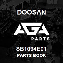 SB1094E01 Doosan PARTS BOOK | AGA Parts