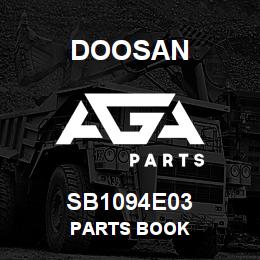 SB1094E03 Doosan PARTS BOOK | AGA Parts