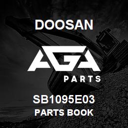 SB1095E03 Doosan PARTS BOOK | AGA Parts