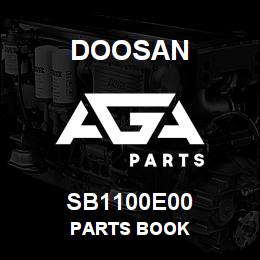 SB1100E00 Doosan PARTS BOOK | AGA Parts