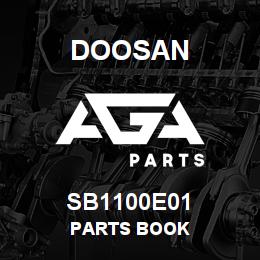 SB1100E01 Doosan PARTS BOOK | AGA Parts