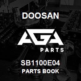 SB1100E04 Doosan PARTS BOOK | AGA Parts