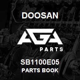 SB1100E05 Doosan PARTS BOOK | AGA Parts