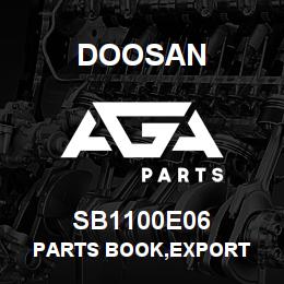 SB1100E06 Doosan PARTS BOOK,EXPORT | AGA Parts