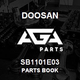 SB1101E03 Doosan PARTS BOOK | AGA Parts