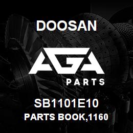 SB1101E10 Doosan PARTS BOOK,1160 | AGA Parts
