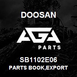 SB1102E06 Doosan PARTS BOOK,EXPORT | AGA Parts