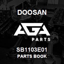 SB1103E01 Doosan PARTS BOOK | AGA Parts
