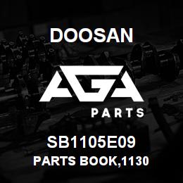 SB1105E09 Doosan PARTS BOOK,1130 | AGA Parts