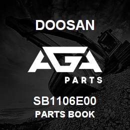 SB1106E00 Doosan PARTS BOOK | AGA Parts