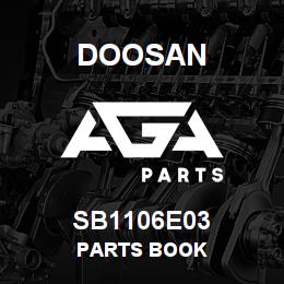 SB1106E03 Doosan PARTS BOOK | AGA Parts