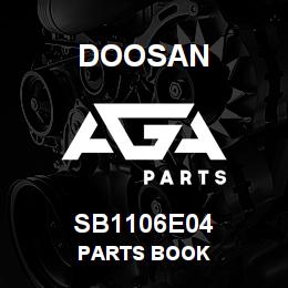 SB1106E04 Doosan PARTS BOOK | AGA Parts