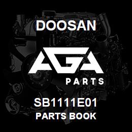 SB1111E01 Doosan PARTS BOOK | AGA Parts