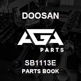 SB1113E Doosan PARTS BOOK | AGA Parts