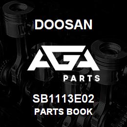 SB1113E02 Doosan PARTS BOOK | AGA Parts