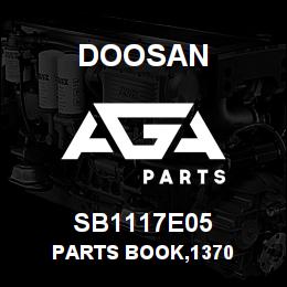 SB1117E05 Doosan PARTS BOOK,1370 | AGA Parts