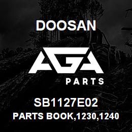 SB1127E02 Doosan PARTS BOOK,1230,1240 | AGA Parts