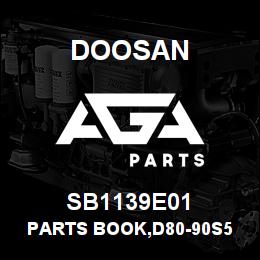 SB1139E01 Doosan PARTS BOOK,D80-90S5 Interm4 | AGA Parts