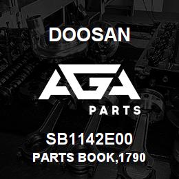 SB1142E00 Doosan PARTS BOOK,1790 | AGA Parts