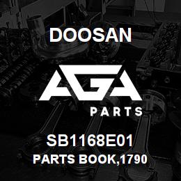 SB1168E01 Doosan PARTS BOOK,1790 | AGA Parts