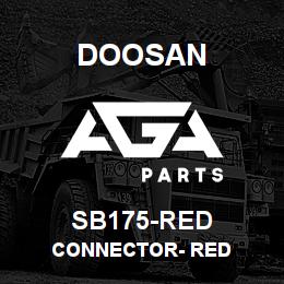 SB175-RED Doosan CONNECTOR- RED | AGA Parts