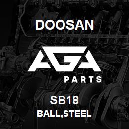 SB18 Doosan BALL,STEEL | AGA Parts