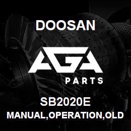 SB2020E Doosan MANUAL,OPERATION,OLD | AGA Parts